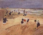Max Liebermann THe Beach at Nordwijk Spain oil painting artist
